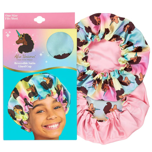 Reversible Satin Lined Sleeping Cap