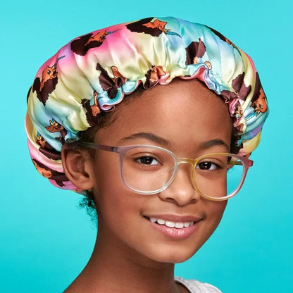 Reversible Satin Lined Sleeping Cap