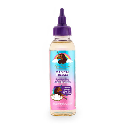 Afro Unicorn Bye Bye Dry Scalp Serum front of product.