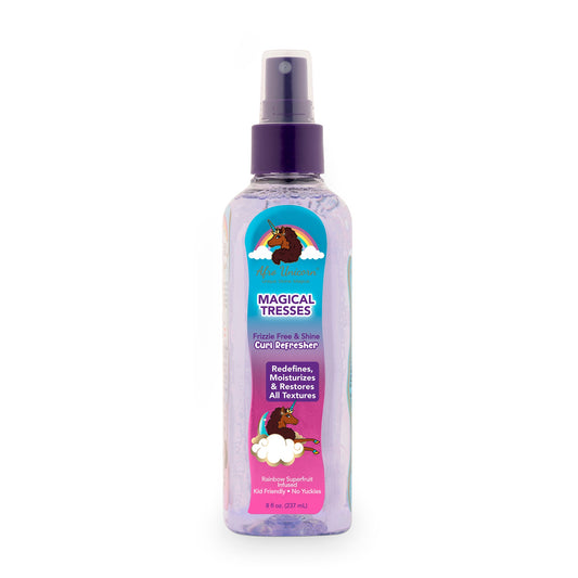 Afro Unicorn Frizzie Free & Shine Curl Refresher front of product.